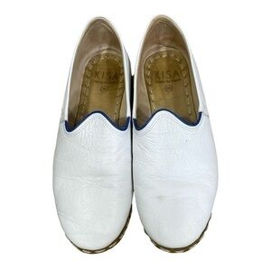 KISA White genuine leather shoes Size 39